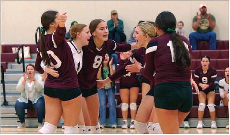 The Timber Lake volleyball team nears the end of their regular season schedule, Photo by Marie Du Preez