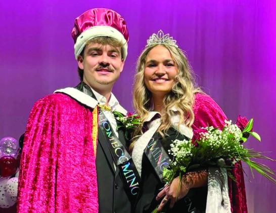 Treyden Beer and Katelyn Biegler were crowned King and Queen for Timber Lake’s Homecoming on Sunday evening. (More on page 16)