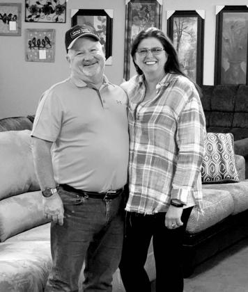 Dennis and Elaine Neigel say their business success depends on the loyal support of their customer and family.