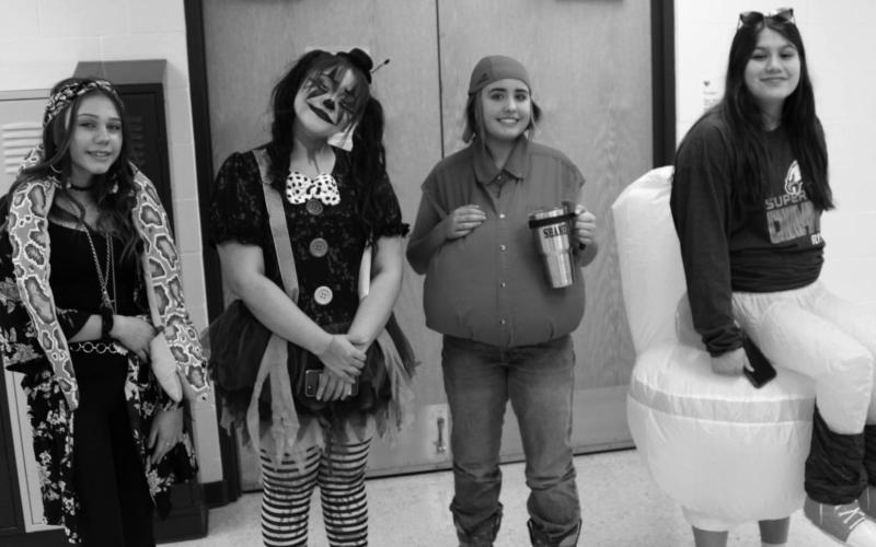 Costume contest at DHS