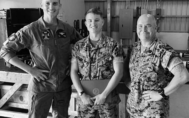 Heck earns Marines promotion