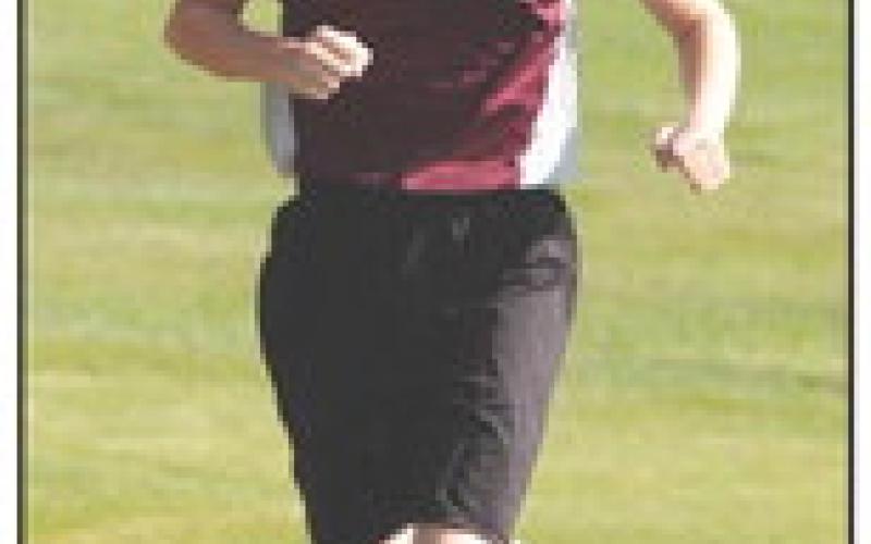 Timber Lake freshman Thomas Holzer ran a 19:22.08 to place third in the JV boys division at the Newell Cross Country Invitational last Friday, Sept. 15. Photo by Jon Flatland