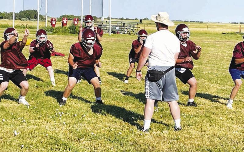 The Panther football team began practice last week.