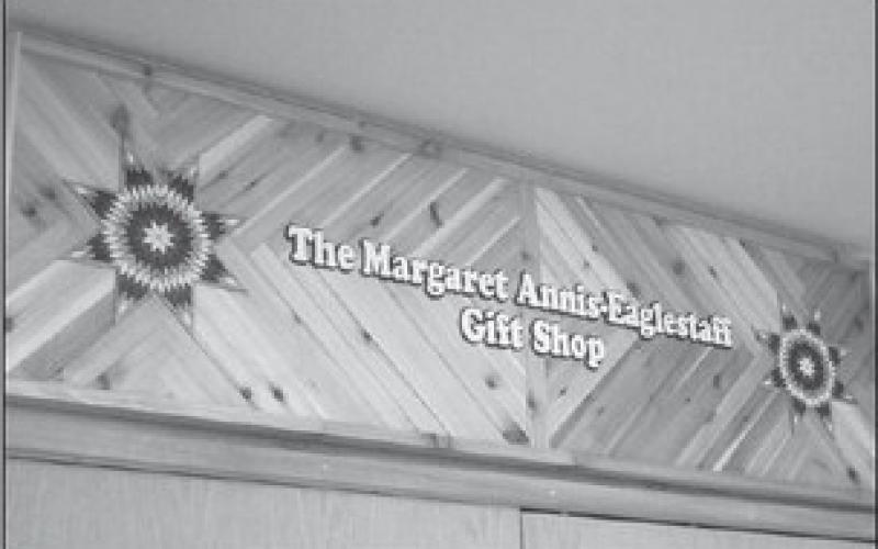 A new gift shop was opened recently in the Cheyenne River Sioux Tribe Cultural Center in Eagle Butte. The store, located just off the main lobby, is dedicated to the late Margaret Eaglestaff, a longtime teacher and volunteer at the cultural center who passed away in 2022.