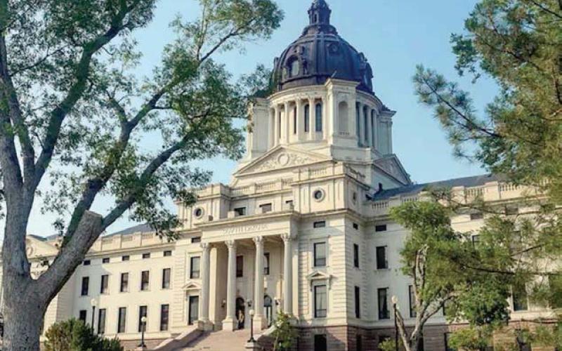 South Dakota State Capitol in Pierre. Photo courtesy of the SD Tourism Dept.