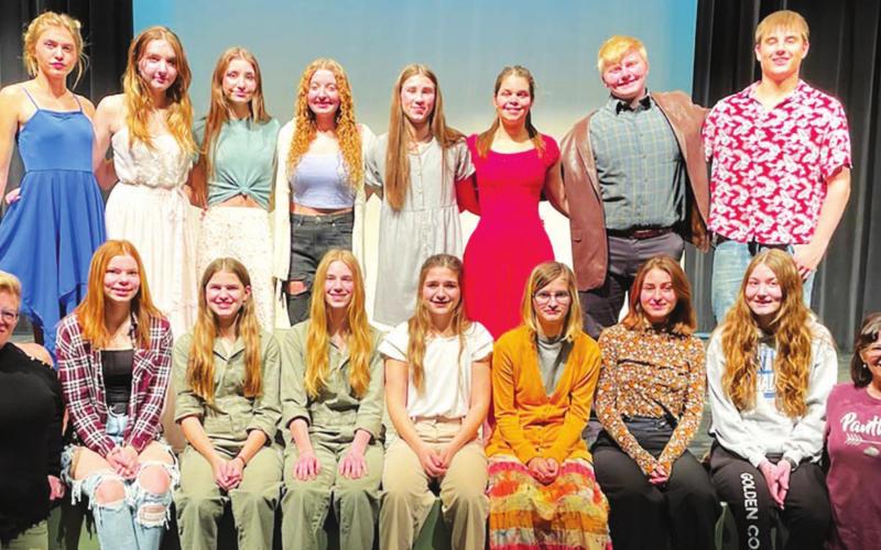The cast and crew of “Property Rites” will compete at the State One-Act Play Festival in Rapid City Feb. 3-5