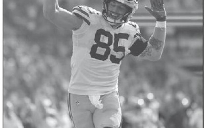 Timber Lake native Tucker Kraft is tearing it up in the NFL but he hasn’t forgotten where he comes from. He talked about Timber Lake live on the NFL Network. Photo courtesy of Green Bay Packers