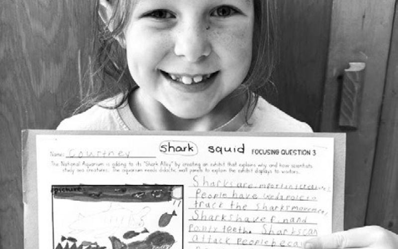 Courtney Eckroth: “I learned that you could learn new things from sea animals. I learned squids are long.”