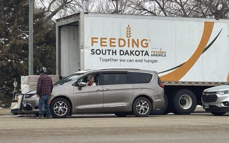 Feeding South Dakota provides food to hundreds of families in Isabel, Eagle Butte and Dupree each month. The organization is active in all 66 counties in South Dakota. File photo by Jon Flatland