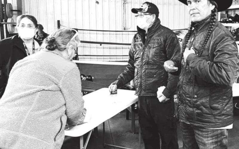 Mo visits Eagle Butte
