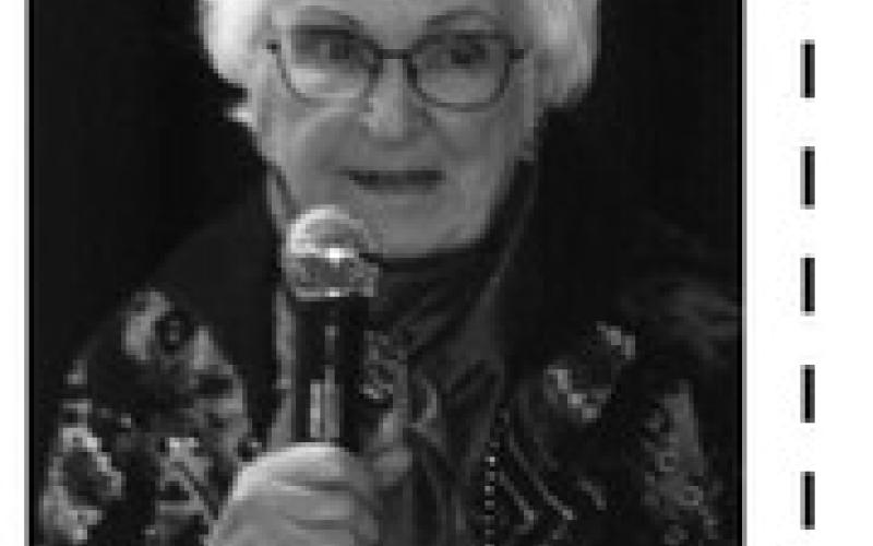 RIGHT: Cowboy poet/performer Yvonne Hollenbeck