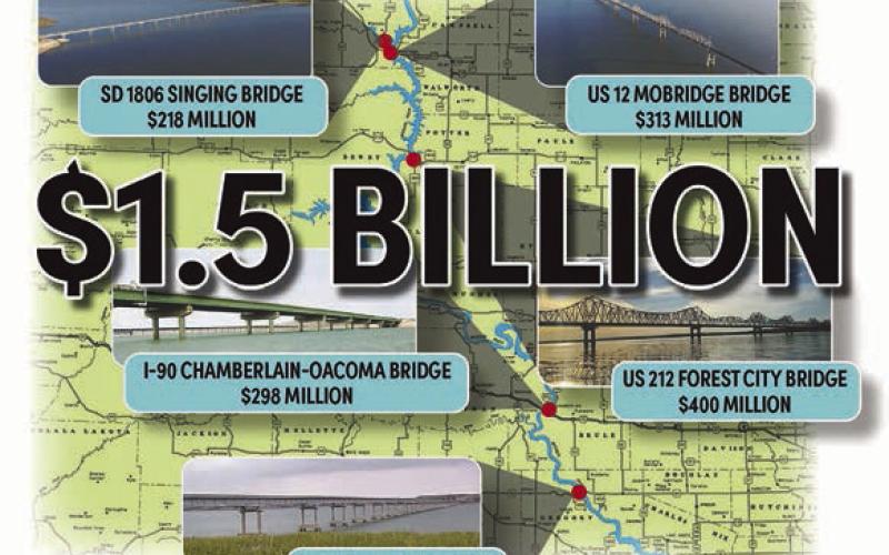 Cost of rebuilding Missouri River crossings in South Dakota expected to exceed $1.5B