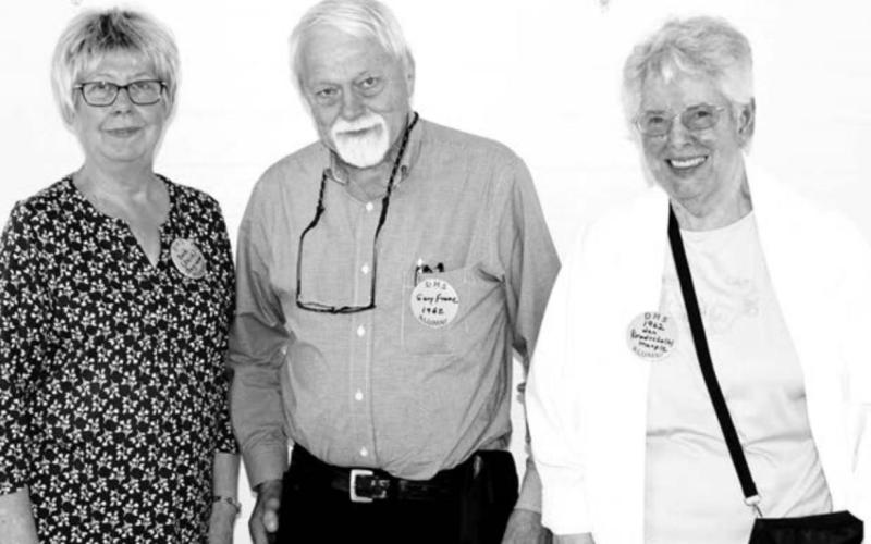 For the DHS Class of ‘62, Barb (Reich) Begeman, Gary Frame, and Janice (Godschalk) Marple were present.
