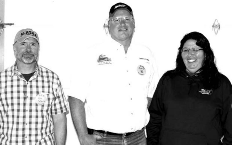 While more members of the DHS Class of 1992 were in town for the celebration, these three attended the alumni program. (L-R): Michael Schuler, Grant McGill, and Christina (Jeffries) Hertel.