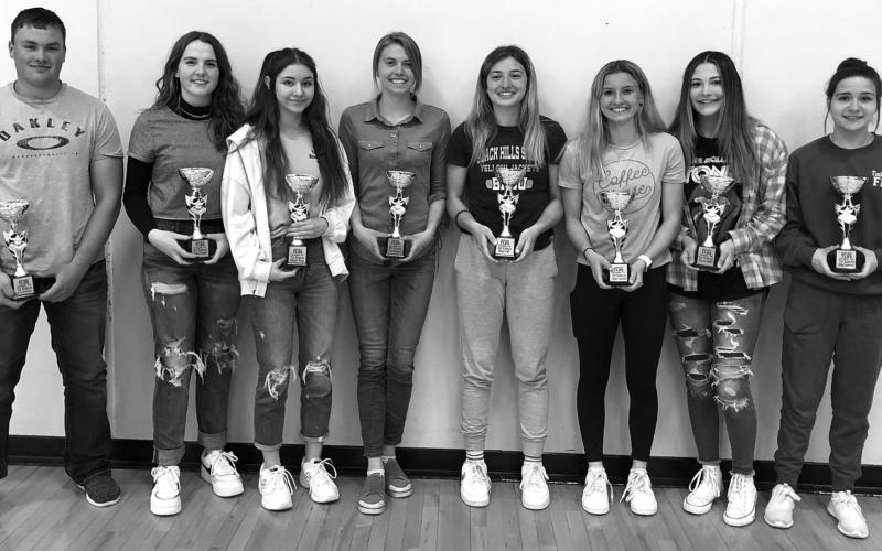 TLHS Sophomore top scholars