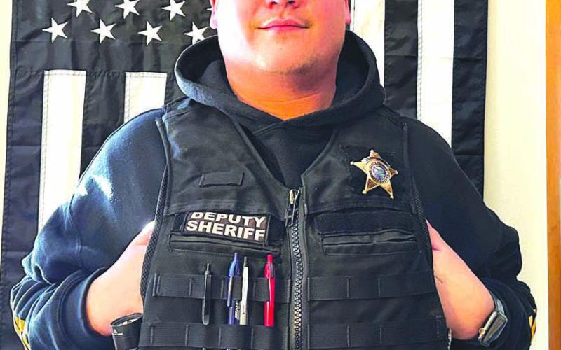 Tristan Sippert of Mobridge has joined the Dewey County Sheriff ’s Office and is currently undergoing field training. He will attend the 13week law enforcement training program in Pierre within the next year.