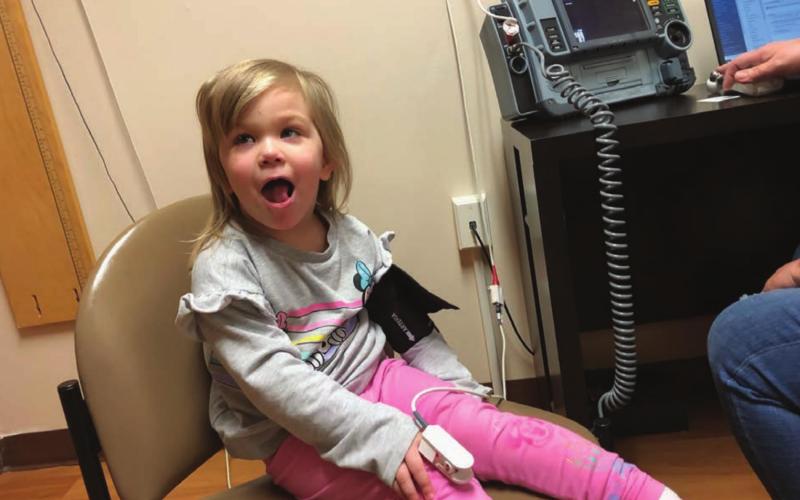 Kids at the clinic