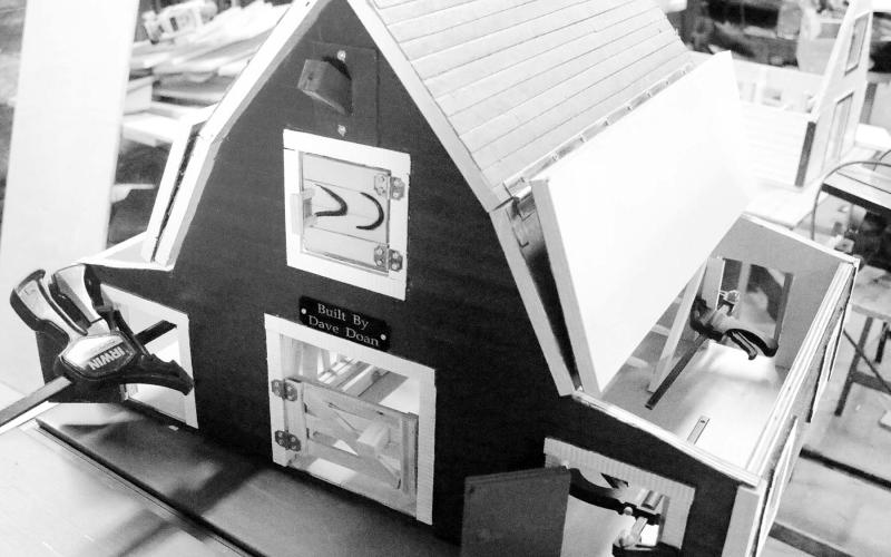 Custom details on the outside and inside make each barn unique.