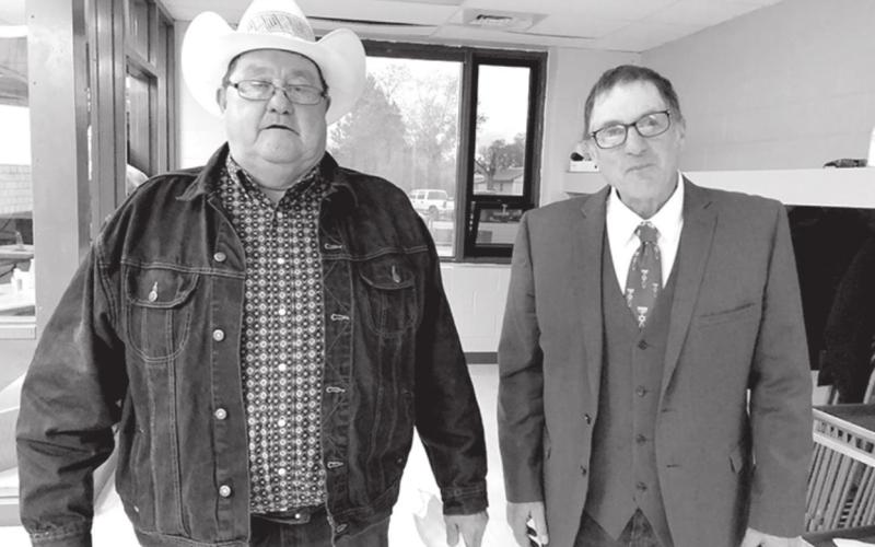 Paul Lawrence (LEFT) was reelected vice-chairman of the board of directors, and Kelly Landis (RIGHT) was elected secretary, replacing Lois Bartlett, who continues on the board. Larry Hieb was reelected chairman.