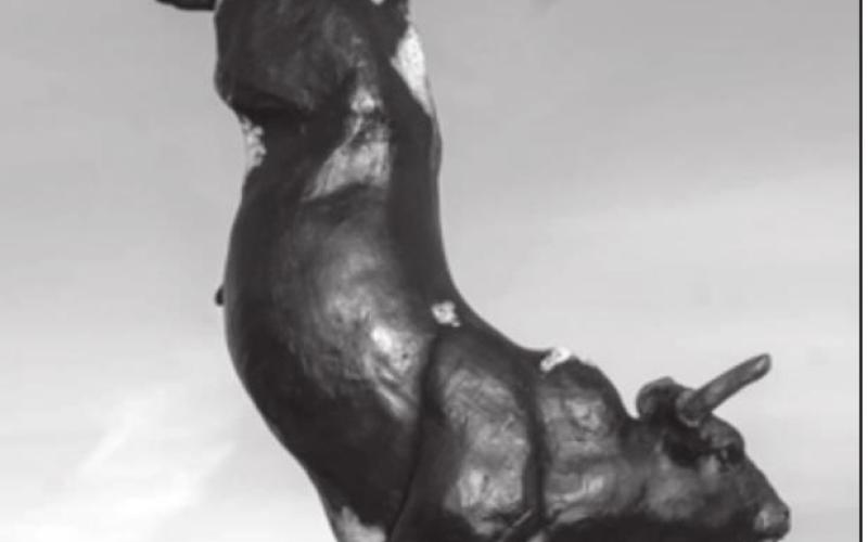 The sculpture by John Lopez