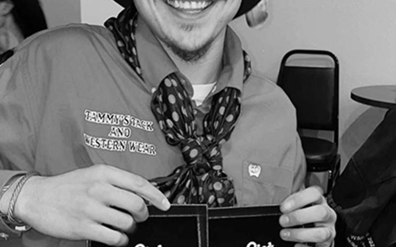 Cinch Hebb, 20, of Eagle Butte won both the 8 Second Whisky Tour Stop championship and the 2022 WSRRA World Ranch Bronc Riding Championship in Nevada over the weekend. The popular local rider is taking his talents to the PRCA to compete in saddle bronc riding in 2023. Courtesy photo