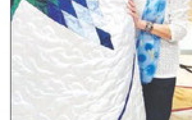 Konor Lindskov with his grandmother, Peggy Ley.