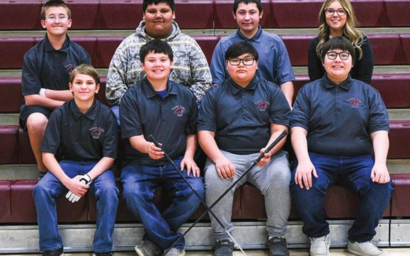Timber Lake Panthers golf team 2022