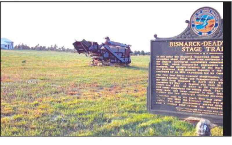 The Coal Springs Threshing Show grounds are on the Bismarck-Deadwood Stagecoach Trail along SD Highway 73, just two miles from Meadow corner. Photo by Roger Lawien