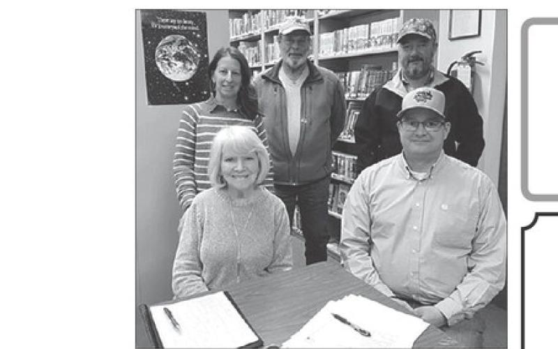 Members of the Timber Lake Area Development board are FRONT (L-R) Barb Gross and Rusty Gebhardt (president); BACK: Kristen Gill (secretary), Joe Scherer (vice-president) and Steve Aberle, who recently replaced Kasey Maher. NOT PICTURED: Board members Corrine Huber (treasurer) and Jace Booth.
