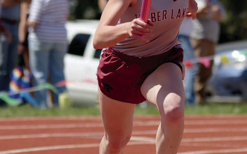Timber Lake boys win LMC track title, girls runner-up