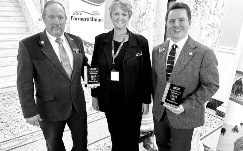 Lesmeister, Mortenson recognized