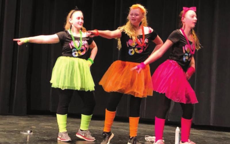 Performers on stage