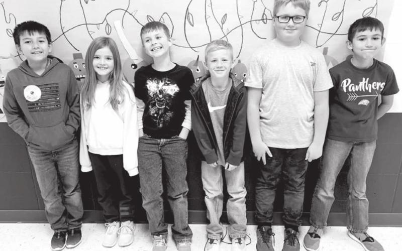 L-R: John Bigger, Lillian Handeland, Taitum Cody, TK Paxton, Aiden Lindskov, Emmett O’Leary.