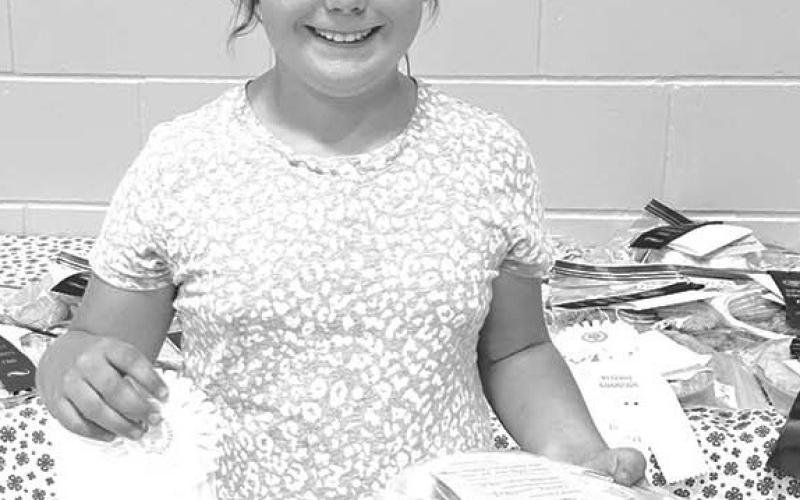 Cassidy Winterberg, the reserve champion of the cookie contest.