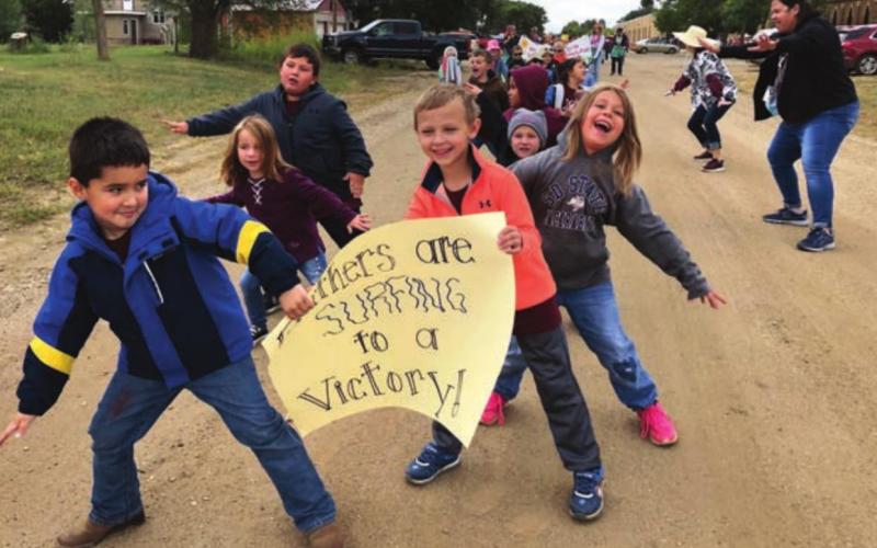 Homecoming parade ...
