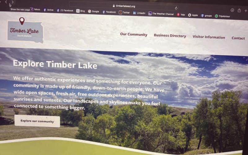 Timber Lake &amp;amp; Area Development launched a new community website for Timber Lake this week and took to social media on a new Facebook page. Visit the website at www.timberlakesd.org.