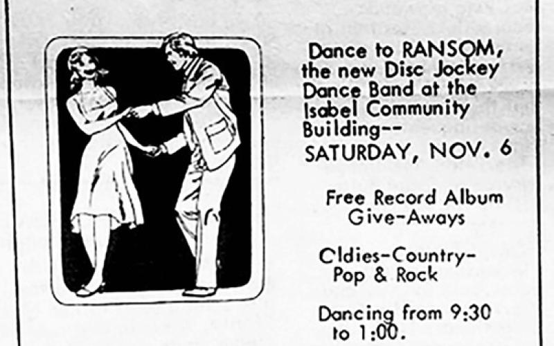 Ad from Isabel Dakotan, November 4, 1982