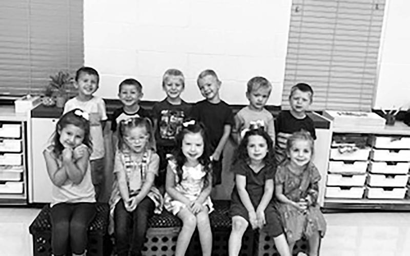 FRONT (L-R): Nienke Fourie, Azalea Grage, Bexley Dupris, Kinzlee Martin, Elsie Maher; BACK: Bryson Long, Brady Biegler, Andrew Zeug, Cash Jones, Reed Winterberg, Trevor Aberle.