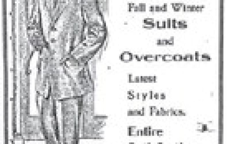 A newspaper ad for Wenzel Leff’s store in Timber Lake