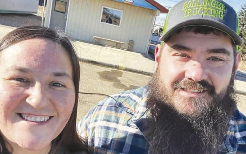 Kelli Laurenz and Shad Bollinger are the new owners of the Wash Day Laundromat on Main Street in Timber Lake.