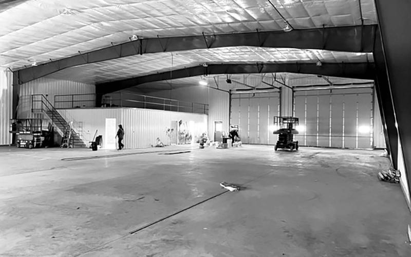 Construction progressing on new county highway shop