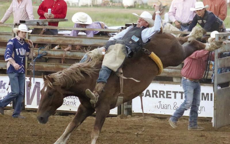 Farlee, Longbrake memorial buckles awarded at 64th Dupree Pioneer Days Rodeo