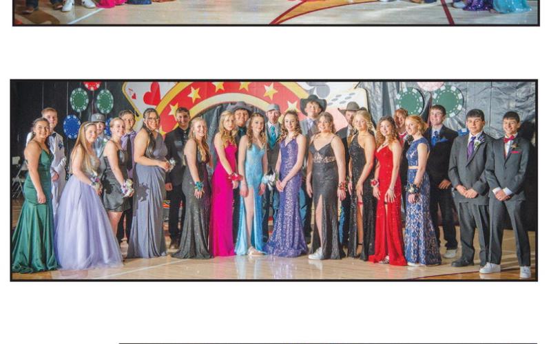 Photo by Charles Miner FRONT (L-R): Tatelyn Stanley, Maddie Lou Gray, Maria Scherer, Alexis Salciedo, Emma Johnston, Miley Murray, Gailup Bollinger, Geana Bollinger, August Anderson, Halley Roggow, Arianna Bieber, Sara Keller; BACK: Adam Meier, Jaxon Wiedmer, Jesse Ridl, Louis Scholtz, Hayden Thompson, T.J. Alley, Braylen Hansen, Rance Martin, Brody Ellison, Cullen Biegler, Chris Peterson-Lemmon, Ethan Ward.