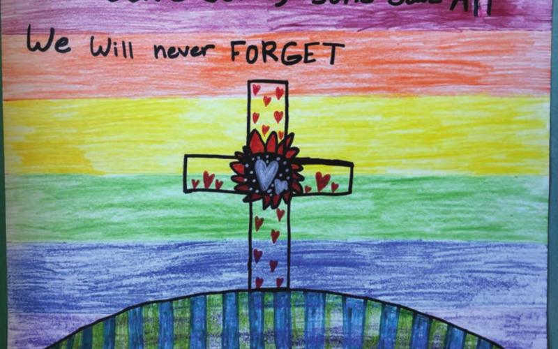 Poppy poster by Lexi Locken, first place in Grade 5