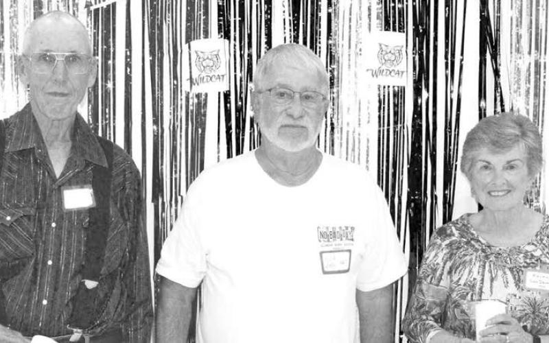 The Isabel Class of 1966 was represented by (L-R) David Gebhart, Ron Ehly, and Karen (Scholl) Van Deventer. Photo by Patty Peacock