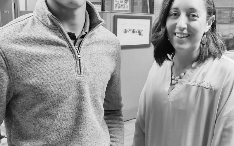 DHS senior Treg Thorstenson spent the day with Director Priscilla as well as the many other departments that make The Monument (Civic Center) in Rapid City run smoothly with the many events and performances that are coordinated and held there.