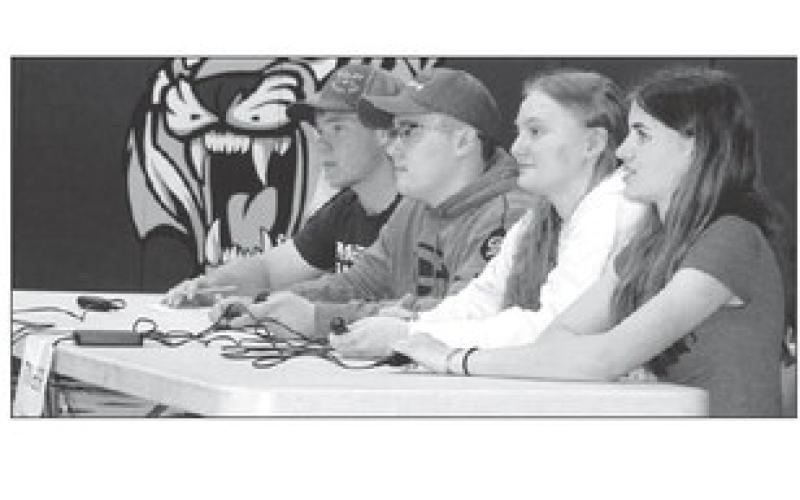 Timber Lake’s Junior Quiz Bowl Team. (L-R) Treyton DuPreez, Gabe Keller, Jordan Jones, and Meredith Maciejewski.