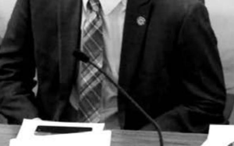 Former Attorney General Jason Ravnsborg at his impeachment hearing.
