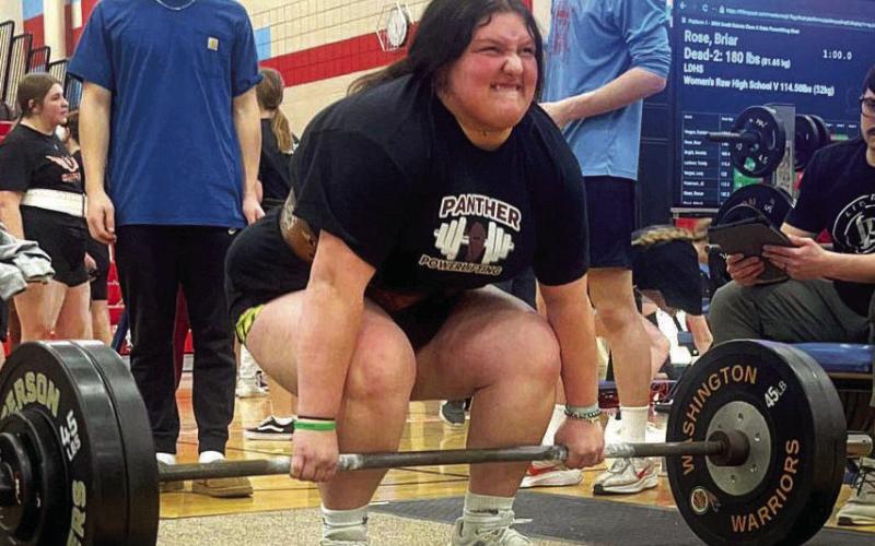 Anna Kraft of Timber Lake captured second place in her weight class at the South Dakota State Powerlifting Championships held Friday and Saturday, March 15-16, in Sioux Falls.