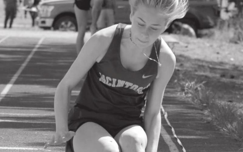 McIntosh sophomore Ava Hansen placed third in long jump at ... Photo by Jon Flatland